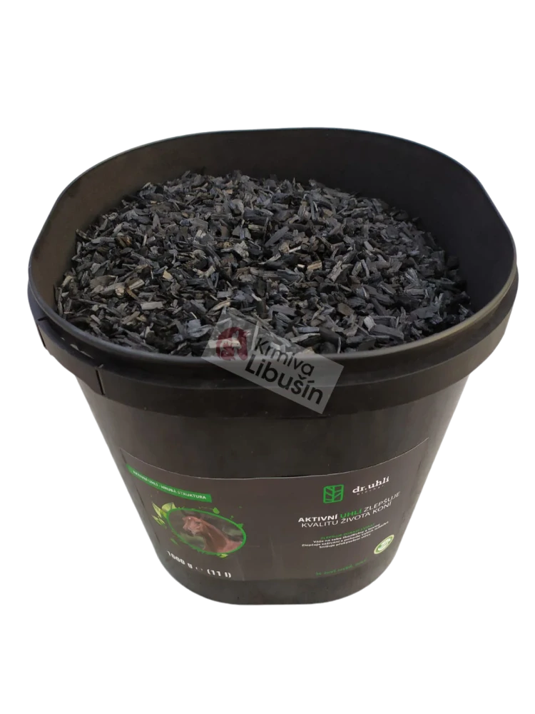 Biochar (aktivní uhlí) 1,6 kg - 11 L